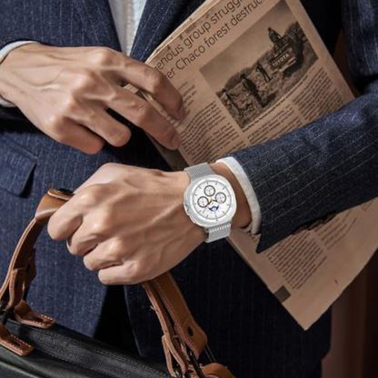 Samsung Galaxy Watch 8 40mm/44mm/Classic 46mm Stainless Steel Magnetic Milanese Loop Watch Band Strap