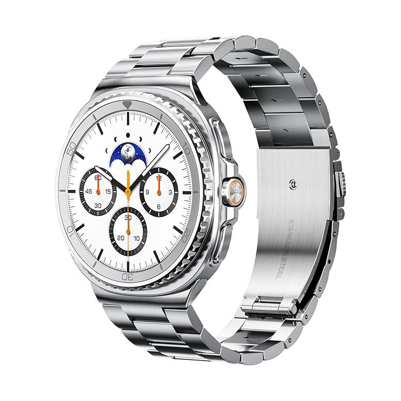 Samsung Galaxy Watch 8 40mm/44mm/Classic 46mm Stainless Steel Strap Metal Band