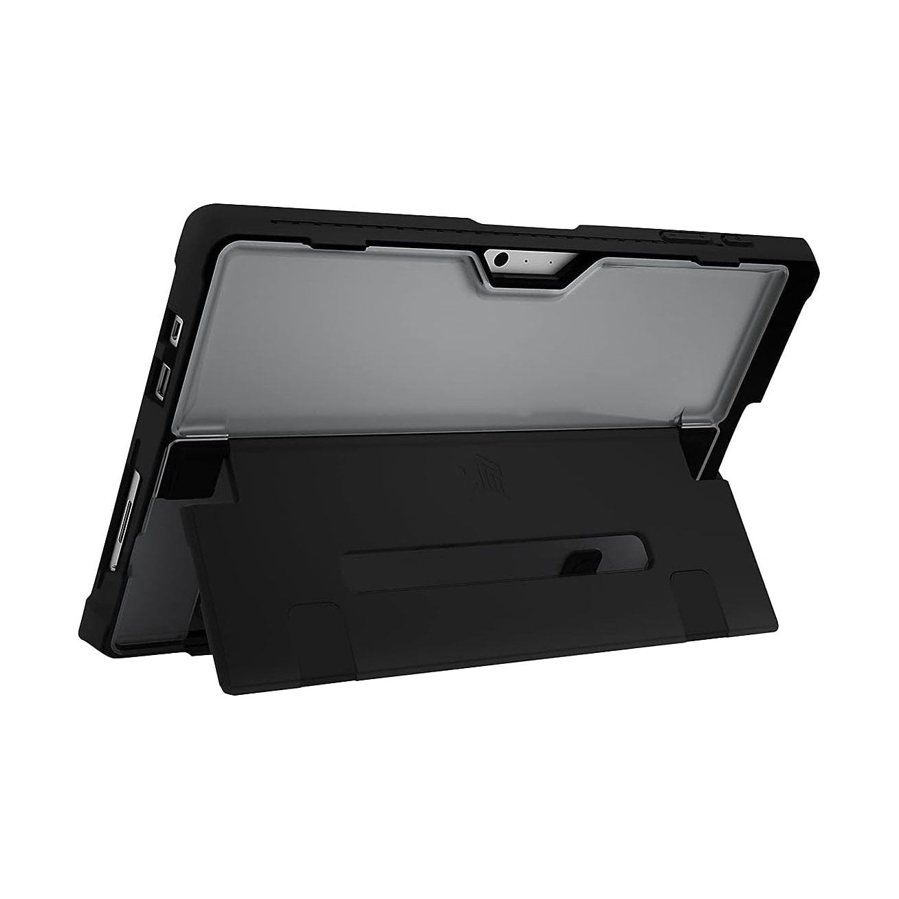 STM Dux Shell for Microsoft Surface Pro 4/5/6/7 - Rugged and Protective case with Pen Storage Slot (Black)