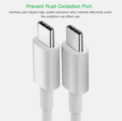 60W Type C to USB-C Cable Fast Charging Cord Charger For MacBook 1.8m