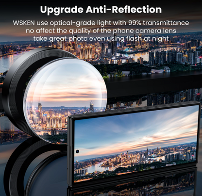 For Samsung Galaxy Z Fold 7 Metal Camera Lens Glass Individual Eagle Protector Cover - Black