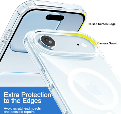 For Apple iPhone 17 Air 6.5-inch Crystal Clear Case Compatible with MagSafe