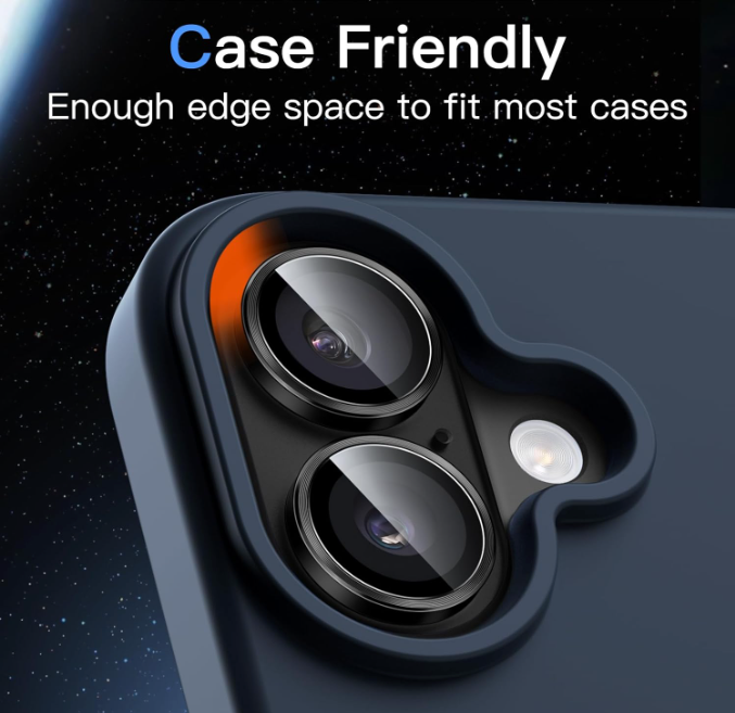 Metal Camera Lens Glass Individual Eagle Protector Cover - For Apple iPhone 17 (2pcs)
