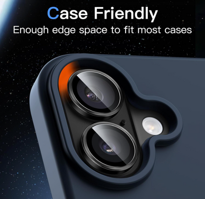 Metal Camera Lens Glass Individual Eagle Protector Cover - For Apple iPhone 17 (2pcs)