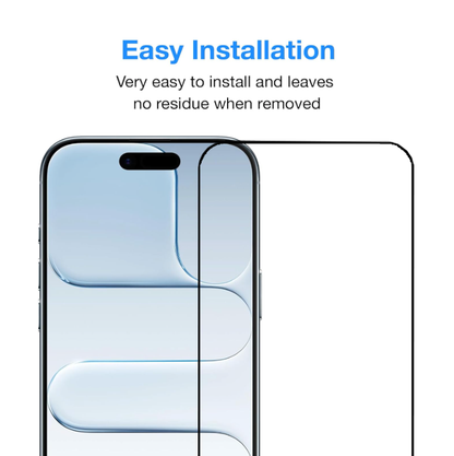 Tempered Glass for Apple iPhone 17 Air (6.5”) Crystal Clear Premium 9H HD Screen Protector
