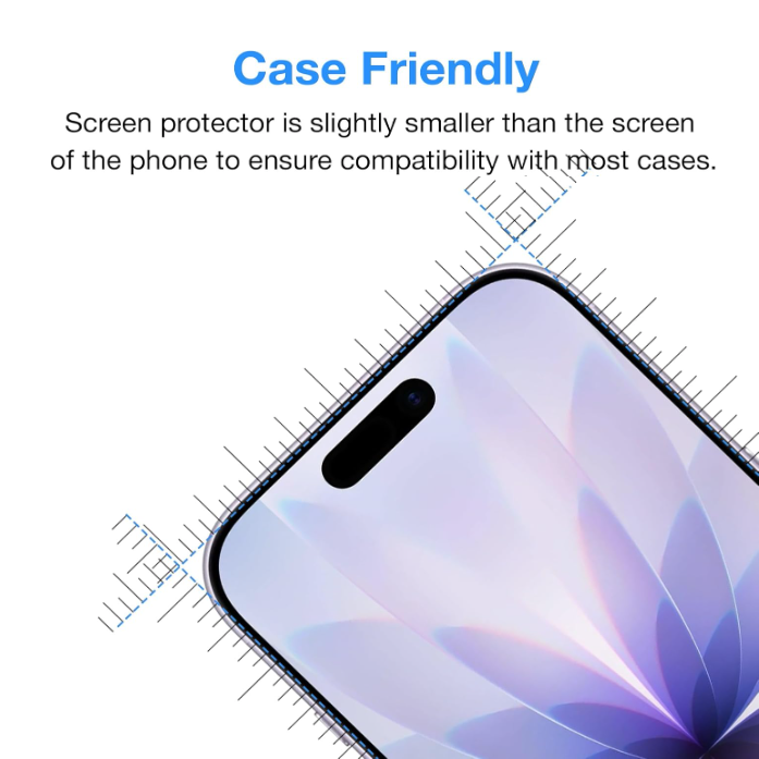 Tempered Glass for Apple iPhone 17 (6.3”) Crystal Clear Premium 9H HD Screen Protector