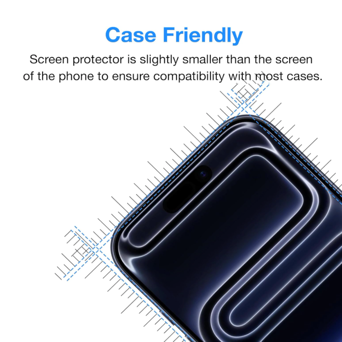 Tempered Glass for Apple iPhone 17 Pro (6.3”) Crystal Clear Premium 9H HD Screen Protector