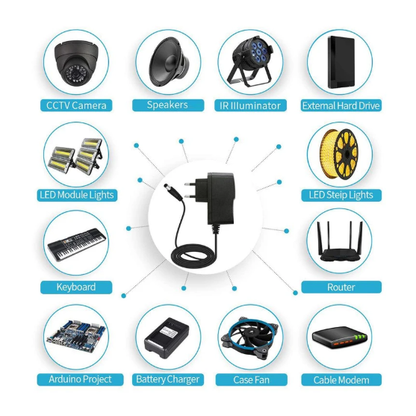 AC 240V to DC 12V 9V 5V 3A 2.5A 2A 1.5A 1A 5.5*2.5mm Power Supply Transformer Adapter For LED Strip