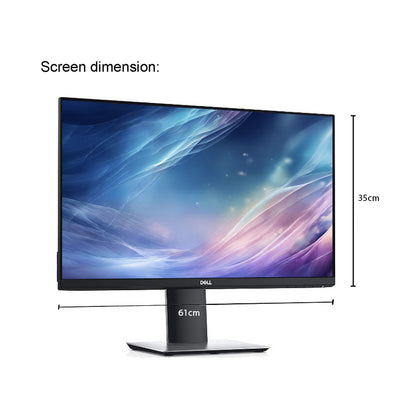 Dell P2719H 27-inch Monitor 16:9 IPS 1920x1080 Height-Adjust Tilt Swivel HDMI DP VGA USB 3.2