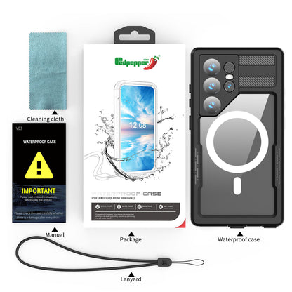 Redpepper Life Waterproof ShockProof Case For Samsung Galaxy S24 Ultra Plus Cover MagSafe Magnetic