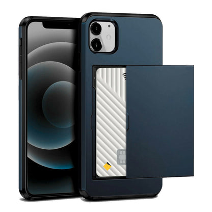 For Apple iPhone 16 Pro XS Max 8 7 Plus XR X Hard Case Wallet Card Slot Cover