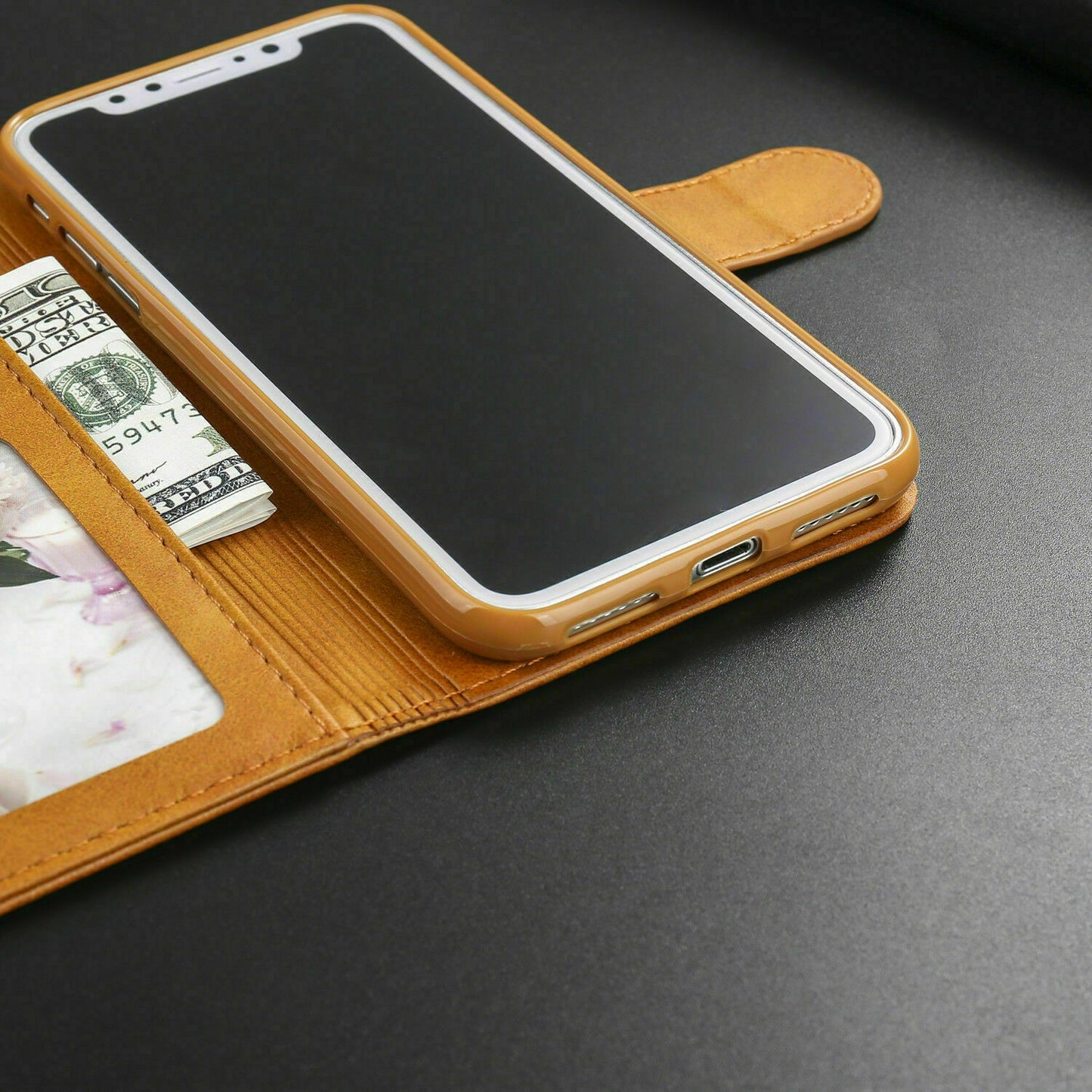 Wallet Leather Flip Case Cover For iPhone XS Max