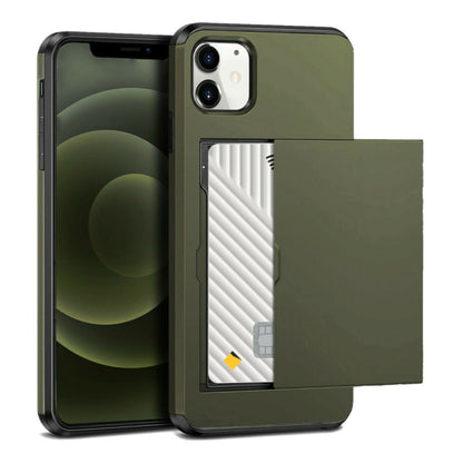 For Apple iPhone 16 Pro XS Max 8 7 Plus XR X Hard Case Wallet Card Slot Cover