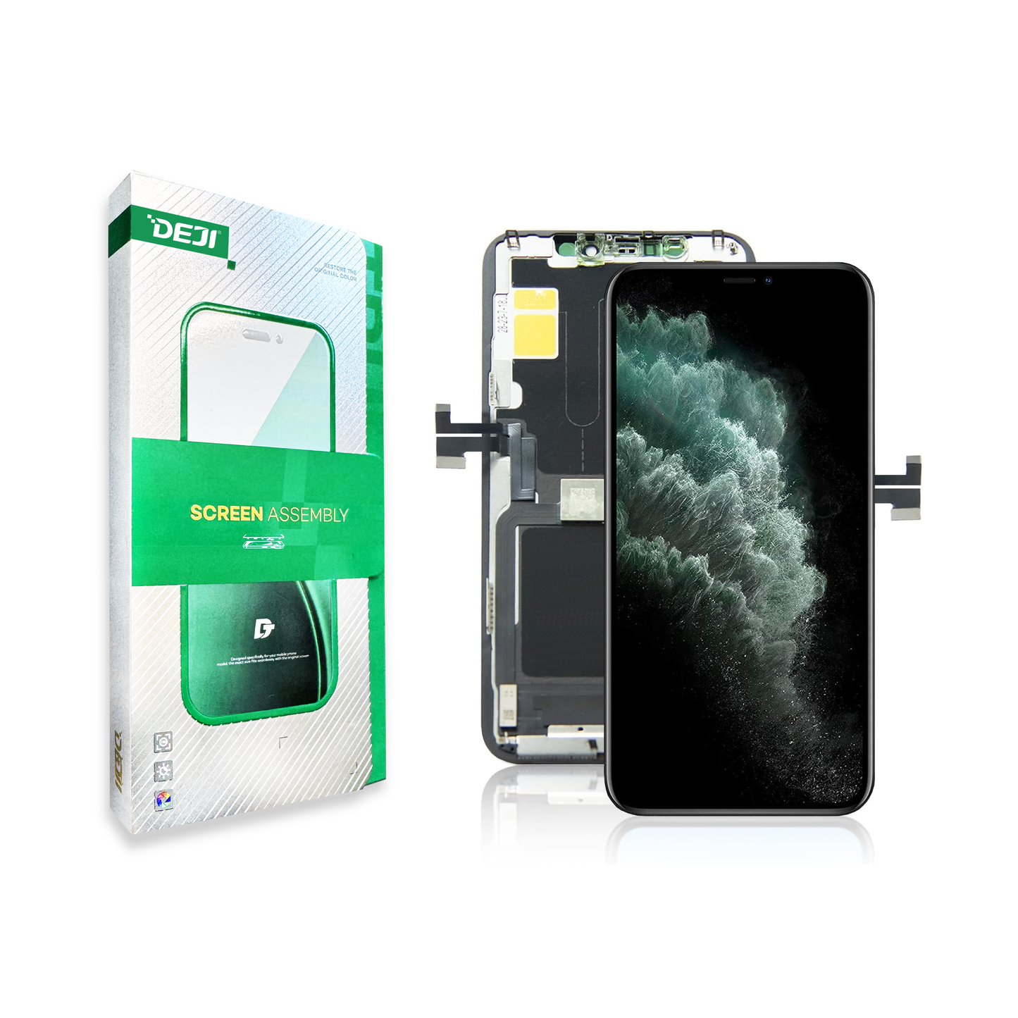 DEJI iPhone 11 Pro LCD Screen Replacement 5.8" – Full Display Assembly with Frame, Touch Screen Digitizer for A2160, A2217, A2215