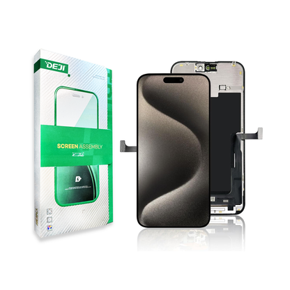 DEJI iPhone 15 Pro Max LCD Screen Replacement 6.7" – Full Display Assembly with Frame, Touch Screen Digitizer for A2849, A3105, A3106, A3108