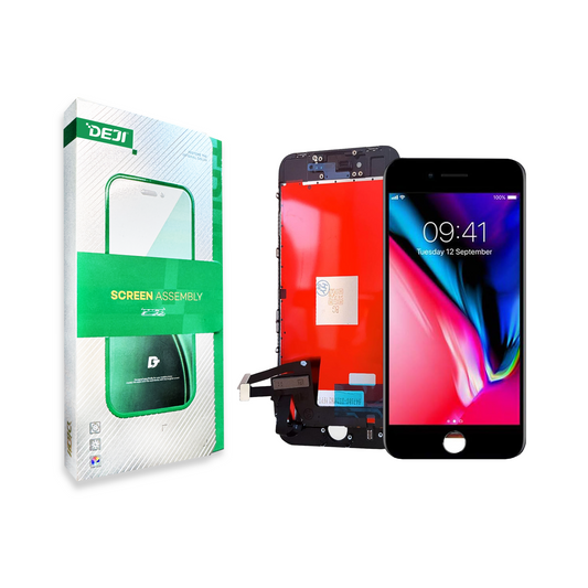 DEJI iPhone 8 Plus LCD Screen Replacement (Black) 5.5" – Full Display Assembly with Frame, Touch Screen Digitizer for A1864, A1897, A1898