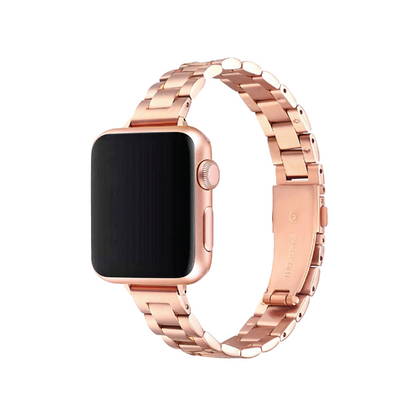 Stainless Steel Metal Slim Watch Band Strap For Apple iWatch Ultra 10 9 8 7 6 5 4 3 2 1 SE 49 46 45 44 42 41 40 38 mm