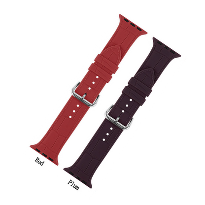 Embossing Silicone Sports Watch Band Strap For Apple iWatch Ultra 10 9 8 7 6 5 4 3 2 1 SE 49 46 45 44 42 41 40 38 mm